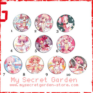 Puella Magi Madoka Magica  ( Kaname ) 魔法少女まどか☆マギカ Anime Pinback Button Badge Set 1a or 1b ( or Hair Ties / 4.4 cm Badge / Magnet / Keychain Set )